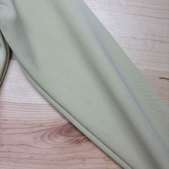 VINTAGE Nike Jacket Womens Yellow Pale Full Zip Track Swoosh Ladies Y2K - Picture 5 of 15